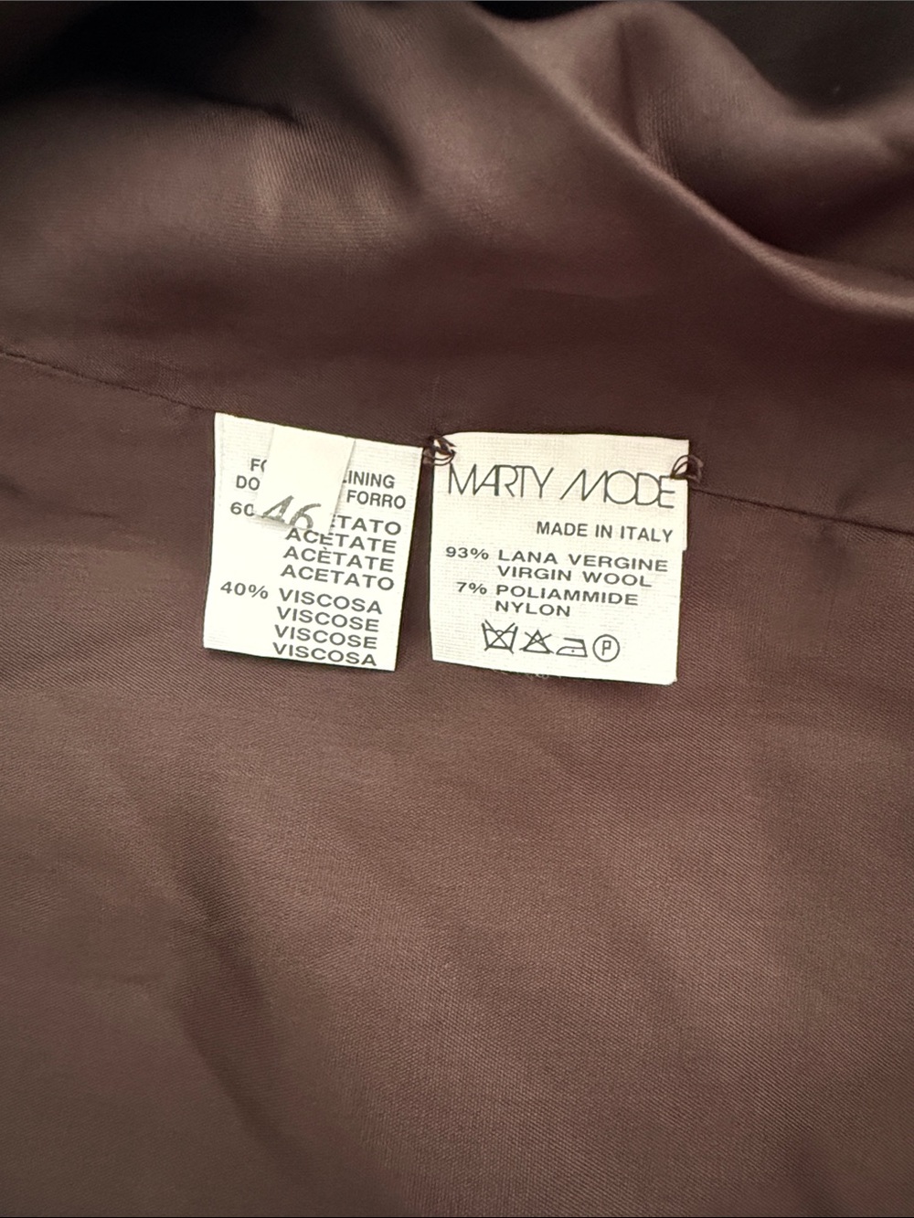 Brown & Cream Houndstooth Trim Blazer - Picture 4 of 8
